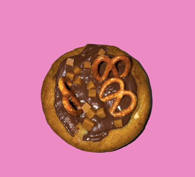 Salted pretzel and caramel