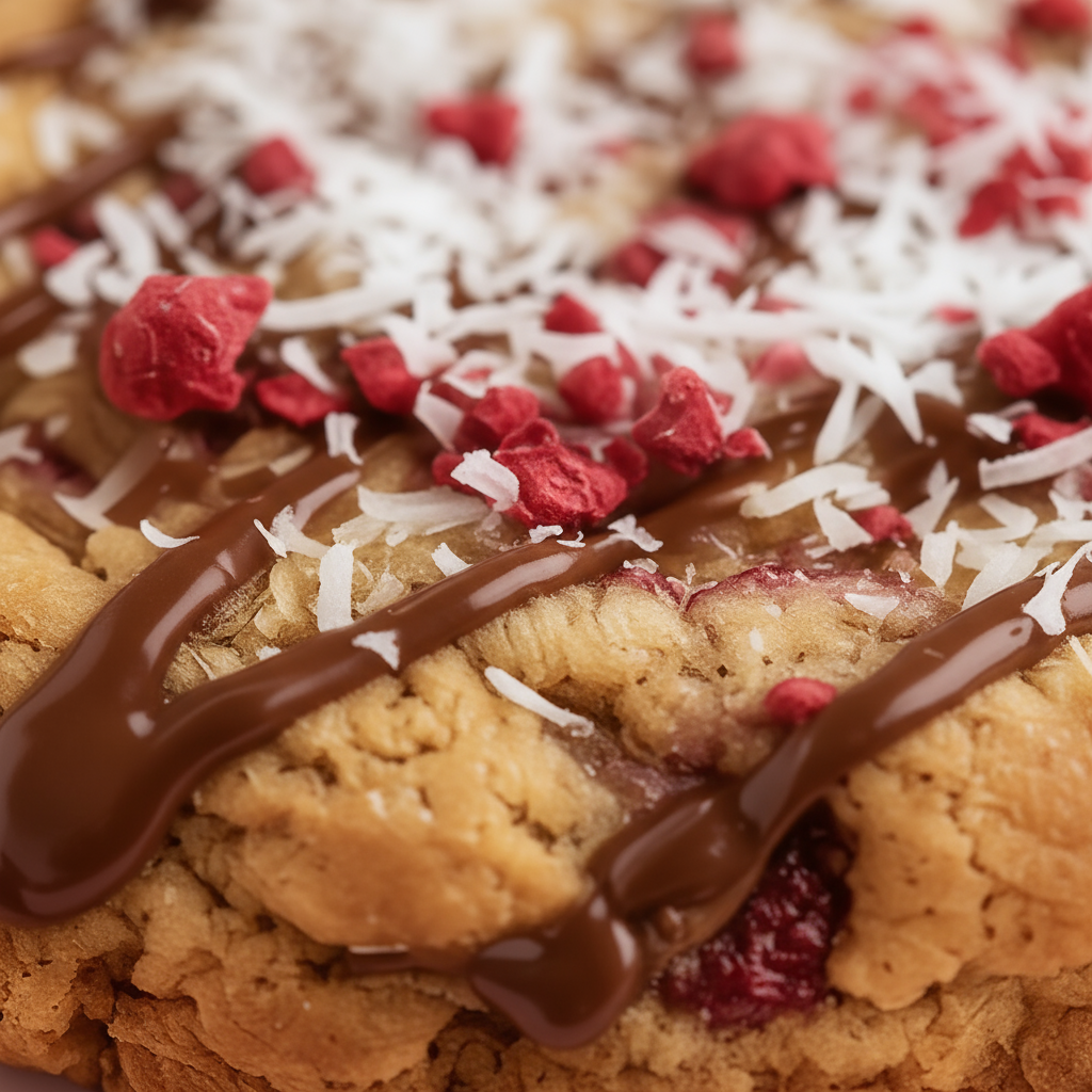 Raspberry Ruffle Cookie