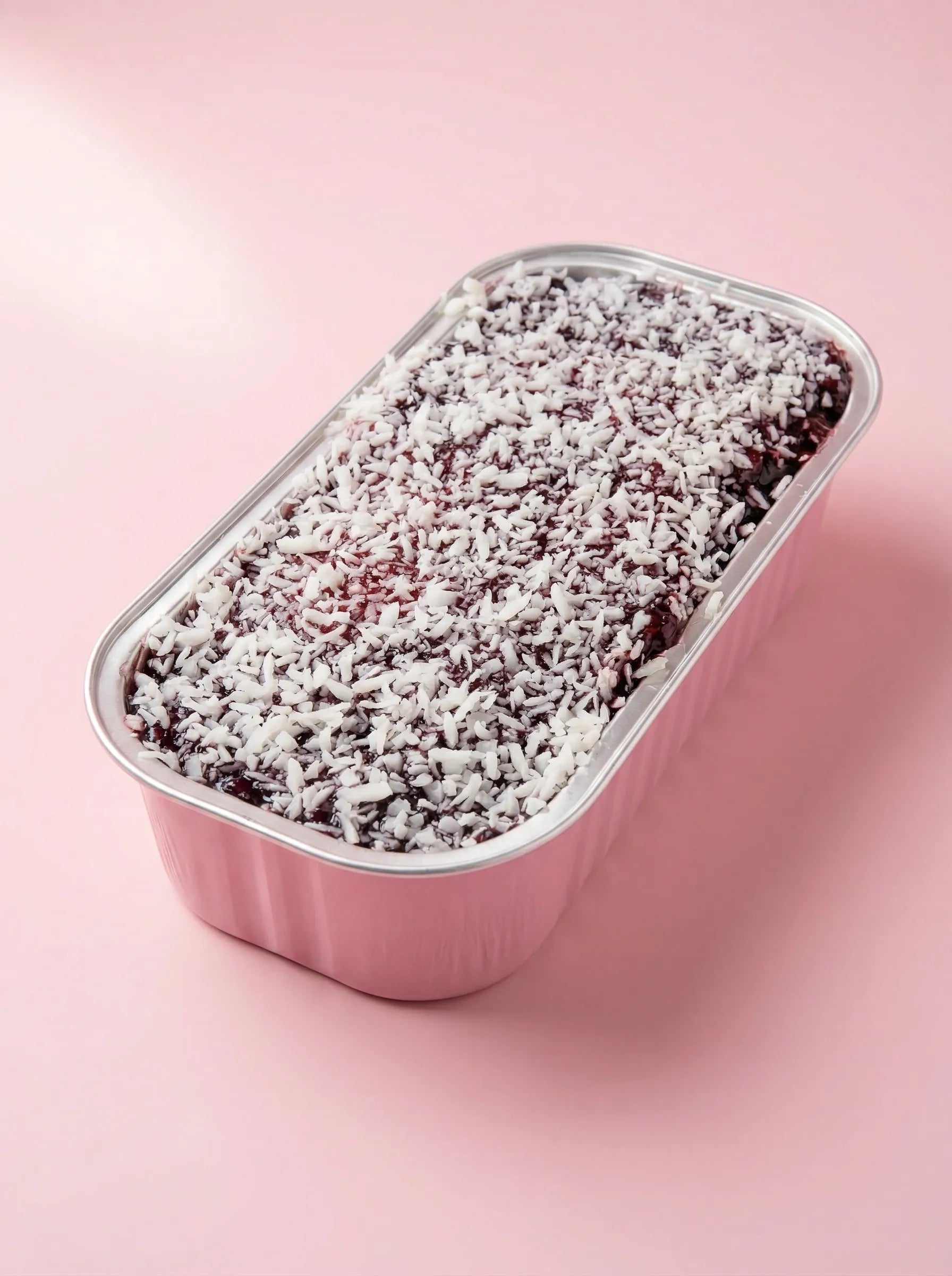 Jam and coconut sponge